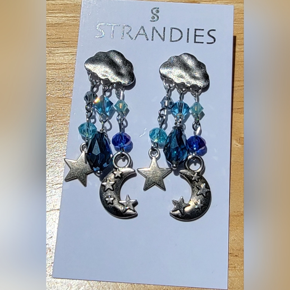 Rain Cloud Earrings - image 1